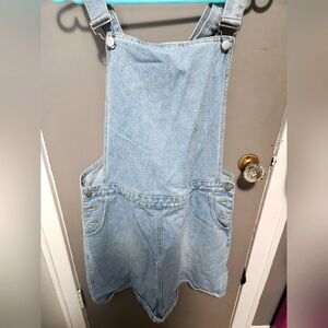 Overall Denim Jean Dress